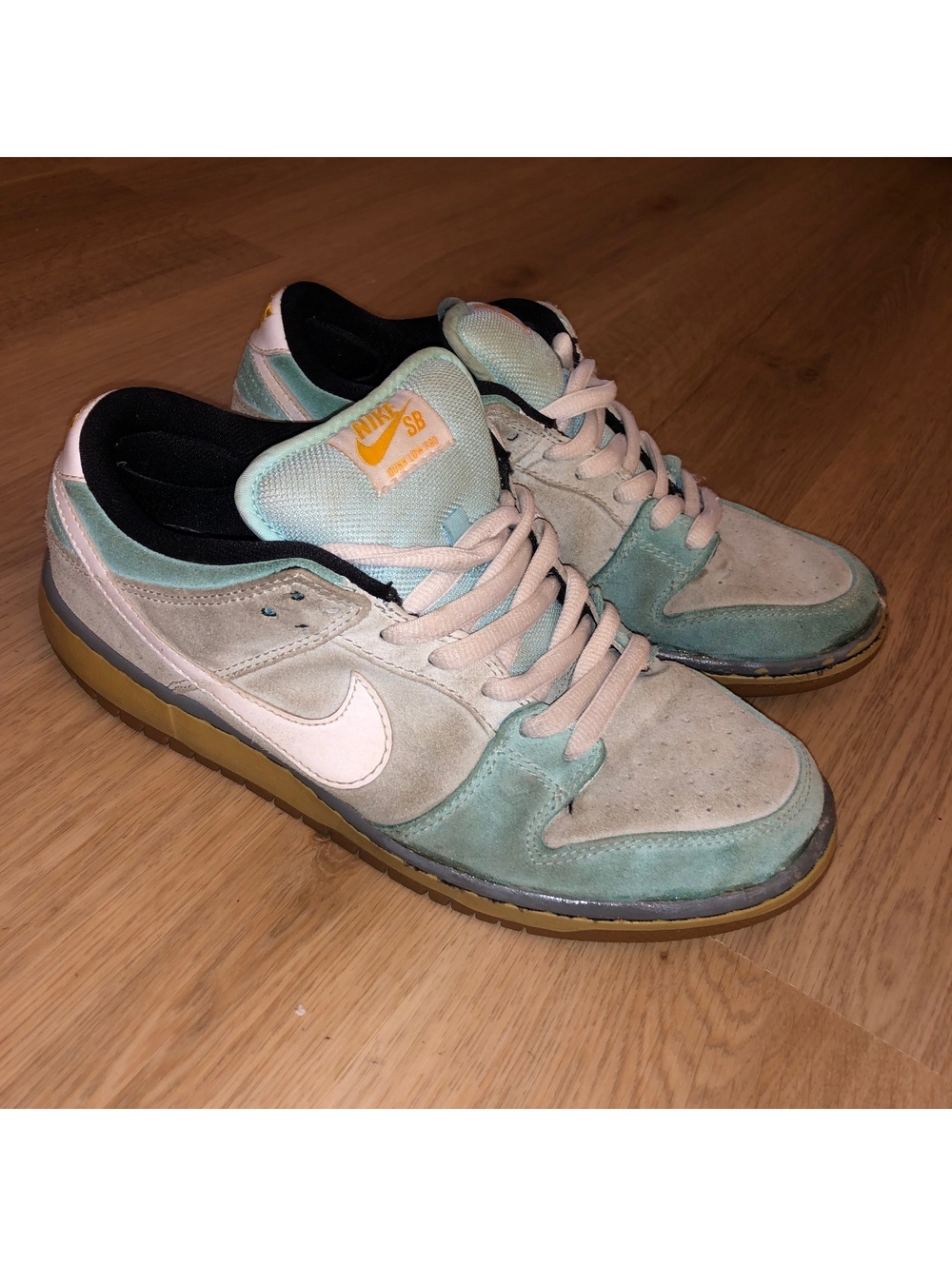 NIKE SB DUNK GULF OF MEXICO GLACIER ICE GRAY TEAL GREEN MENS SIZE 9 BLUE WHITE
